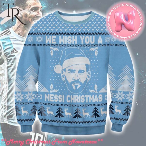 Messi Ugly Sweater Gift For Men And Women