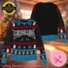 Metallica Enter Santaman Snowflakes Ninja Star Logo Pattern Ugly Christmas Sweater Gift For Holiday