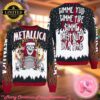 Metallica Logo Black Album 2024 Christmas Ugly Christmas Sweater Gift For Holiday