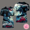 Metallica M72 Seattle WA Night 2 Poster At Lumen Field On September 1 2024 Final US No Repeat Weekend M72 North American Tour The Wolf Art All Over Print Shirt