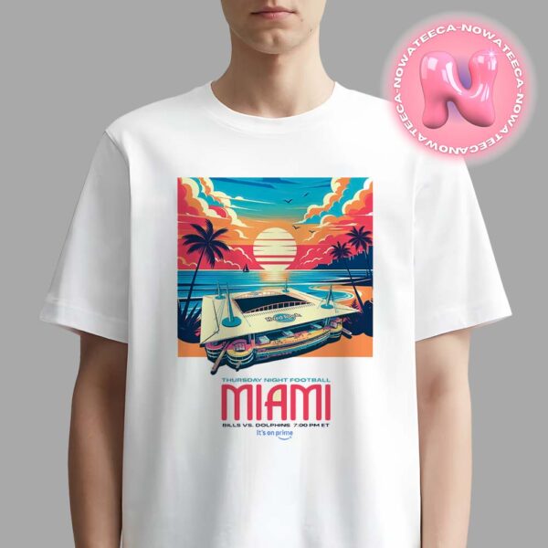 Miami Dolphins Vs Bufalo Bills Matchup On Thurday Night Football At Hard Rock Stadium Miami Gardens FL NFL Unisex T-Shirt