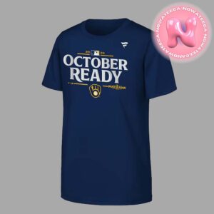 Milwaukee Brewers Fanatics Navy 2024 MLB Postseason Unisex T-Shirt