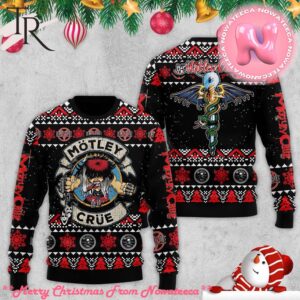 Motley Crue Christmas Ugly Sweater Gift For Men And Women