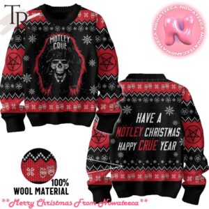 Motley Crue Have A Motley Christmas Happy Crue Year Ugly Sweater Gift For Men And Women