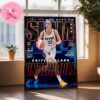 Orange Metal Slam 252 Caitlin Clark From Indiana Fever In The Cover WNBA Home Decor Poster Canvas