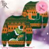 NCAA Miami Hurricanes HO HO HO Ugly Christmas Sweater Gift For Men And Women