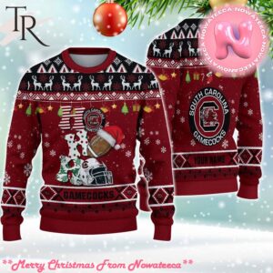 NCAA South Carolina Gamecocks HO HO HO Ugly Christmas Sweater Gift For Men And Women