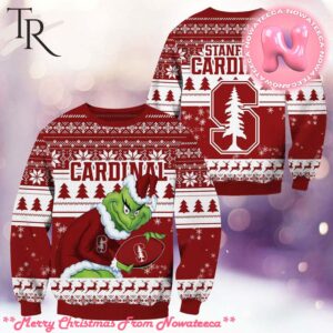 NCAA Stanford Cardinal Grinch Christmas Ugly Sweater Gift For Men And Women