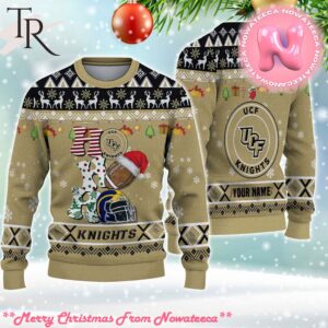 NCAA UCF Knights HO HO HO Ugly Christmas Sweater Gift For Men And Women