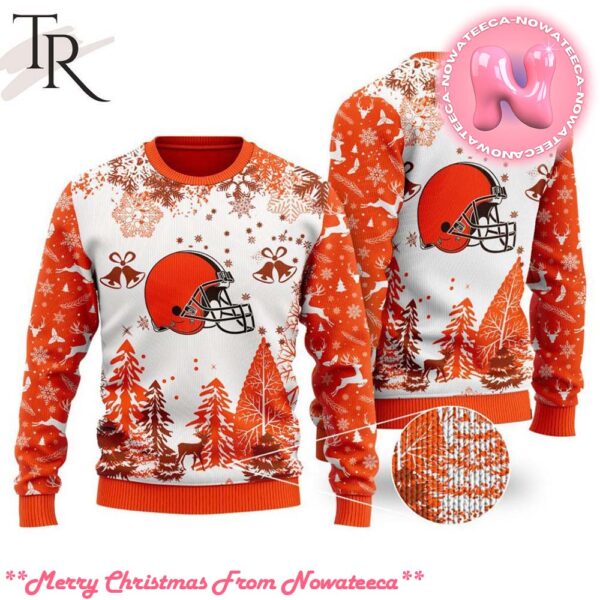 NFL Cleveland Browns Special Christmas Ugly Sweater Design Gift For Men And Women