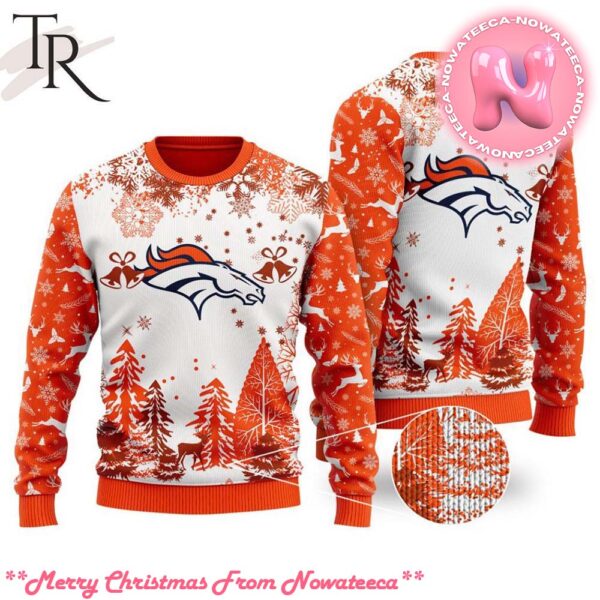 NFL Denver Broncos Special Christmas Ugly Sweater Design Gift For Men And Women