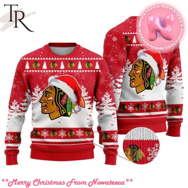 NHL Chicago Blackhawks Special Christmas Design Ugly Sweater Gift For Men And Women