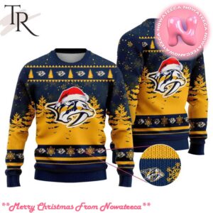 NHL Nashville Predators Special Christmas Design Ugly Sweater Gift For Men And Women