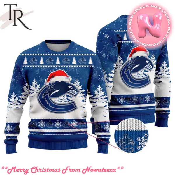 NHL Vancouver Canucks Special Christmas Design Ugly Sweater Gift For Men And Women