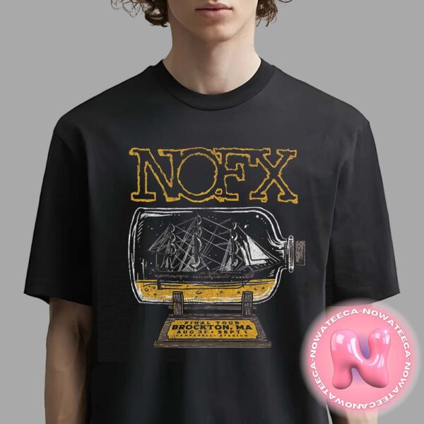 NOFX Tour In Brockton MA On August 31 And September 1th 2024 Tee Limited Unisex T-Shirt