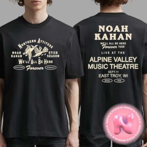 Noah Kahan Sept 11 2024 Live At The Alpine Valley In East Troy WI Concert Two Sides Unisex T-Shirt