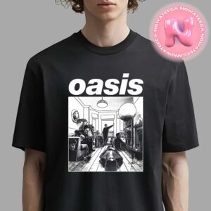 Oasis Definitely Maybe Artwork Official Tee 30th Anniversary Merch Unisex T-Shirt