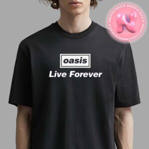 Oasis Live Forever Officical Limited Tee Definitely Maybe 30th Anniversary Merch Unisex T-Shirt