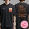 Oasis UK Size Guide Limited Tee Definitely Maybe 30th Anniversary Merch Unisex T-Shirt