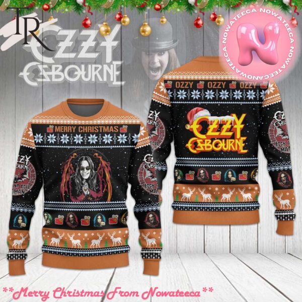 Ozzy Ozbourne Merry Christmas Ugly Sweater Gift For Men And Women