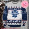 Pabst Blue Ribbon Ugly Christmas Sweater Gift For Men And Women