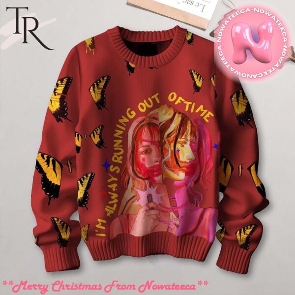 Paramore Im Always Running Out Of Time Ugly Sweater Gift For Men And Women