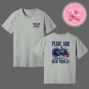 Pearl Jam Event Poster Merch Tee For New York Madison Square Garden On September 3rd 2024 Two Sides Unisex T-Shirt