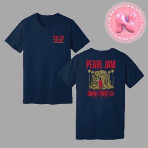 Pearl Jam Event Tee For The Ohana Fest At Dana Point Ca On September 27th 2024 Two Sides Unisex T-Shirt