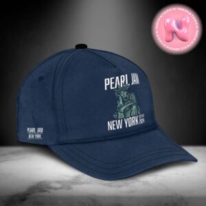 Pearl Jam Night Two Merch Event Hat For Madison Square Garden New York City With Glen Hansard On September 4th 2024 Monkey Hand Art By Munk One Classic Cap Hat Snapback