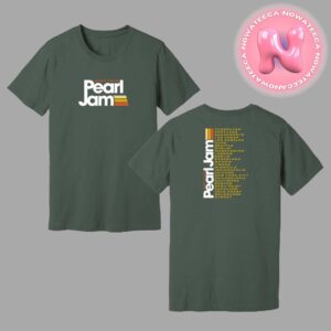 Pearl Jam Retro Tee For The Ohana Fest At Dana Point Ca On September 27th 2024 Two Sides Unisex T-Shirt