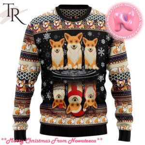 Pembroke Welsh Corgi Ugly Christmas Sweater Gift For Men And Women