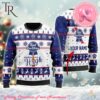 Personalized Pabst Blue Ribbon Christmas Ugly Sweater Gift For Men And Women