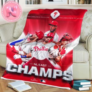 Philadelphia Phillies Has Been Clinched To The National League East Champions MLB 2024 Blanket