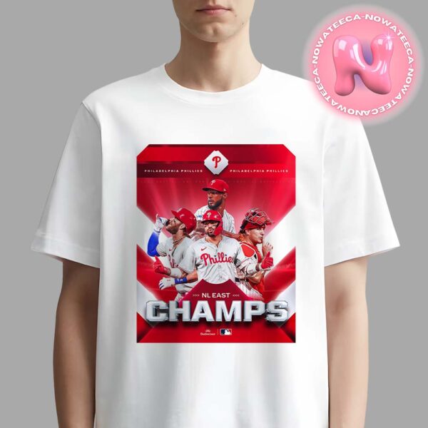 Philadelphia Phillies Has Been Clinched To The National League East Champions MLB 2024 Unisex T-Shirt