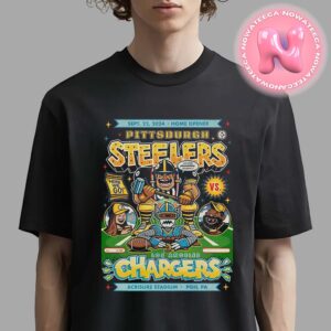 Pittsburgh Steelers Home Opener Los Angeles Chargers At Acrisure Stadium In PGH PA On September 22th 2024 Game Day Unisex T-Shirt