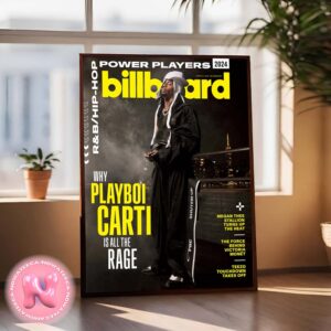 Play Boi Cari Is All The Rage RB And Hip Hop Power Player 2024 Billboard Home Decor Poster Canvas