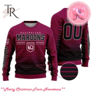 QLD Maroons State Of Origin Classic Design Ugly Sweater Gift For Men And Women