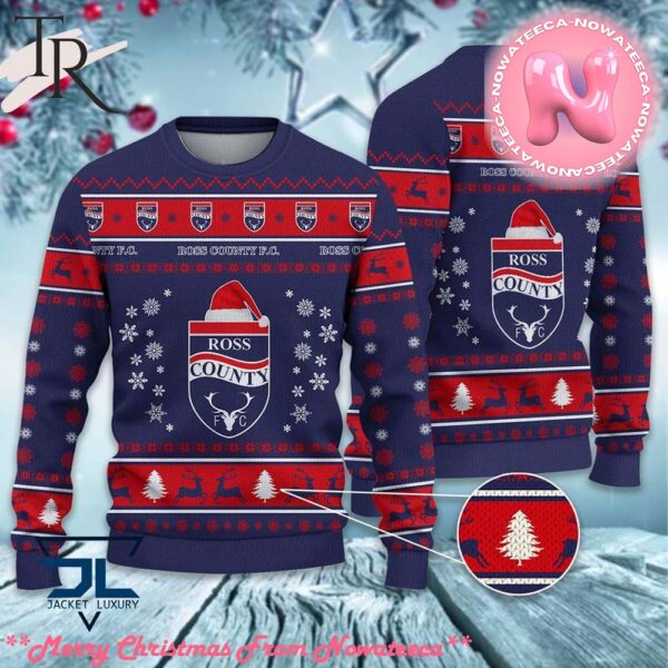 Ross County Ugly Sweater Gift For Men And Women