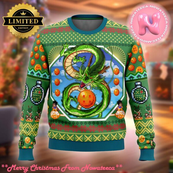 Shenron Dragon Ball Ugly Christmas Sweater Dragon Ball Ugly Sweater Gift For Family Ugly Christmas Sweater