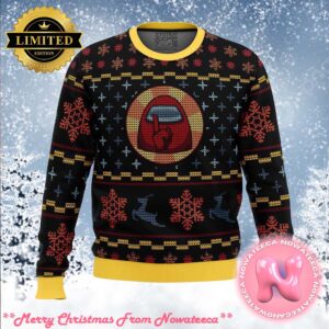 Shhhhhh Among Us Ugly Christmas Sweater Gift For Family Ugly Sweater