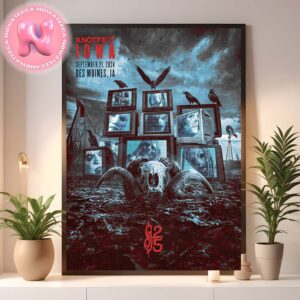 Skipknot 25th Anniversary Event Knotfest Iowa At Water Works Park In Des Moines IA On September 21th 2024 Home Decor Poster Canvas