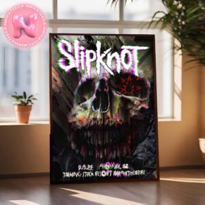 Slipknot 25th Anniversary Tour Intuit Dome Inglewood CA September 15th 2024 Home Decor Poster Canvas