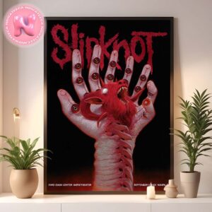 Slipknot 25th Anniversary Tour Live Show Music Poster For Ford Idaho Center Amphitheater In Nampa ID On September 11th 2024 Home Decor Poster Canvas