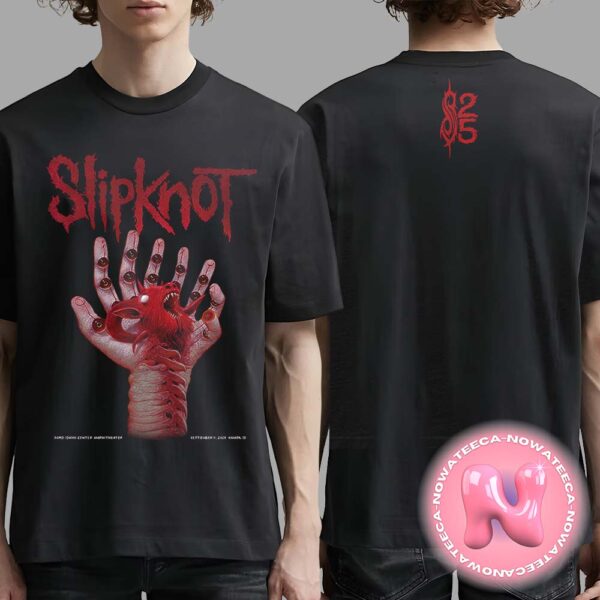 Slipknot 25th Anniversary Tour Nampa September 11th 2024 Limited Tee Two Sides Unisex T-Shirt