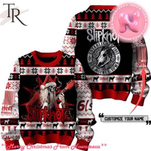 Slipknot Established 1995 Des Moines Iowa Custom Ugly Christmas Sweater Gift For Men And Women