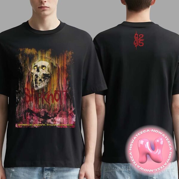 Slipknot Music Concert Merch Tee For RV Inn Style Resorts Amphitheater In Ridgefield WA On September 8th 2024 Two Sides Unisex T-Shirt