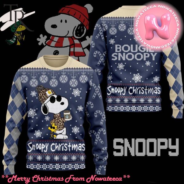 Snoopy Christmas Bougie Snoopy Ugly Sweater Gift For Men And Women