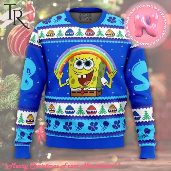 Spongebob Nickelodeon Ugly Sweater Gift For Men And Women