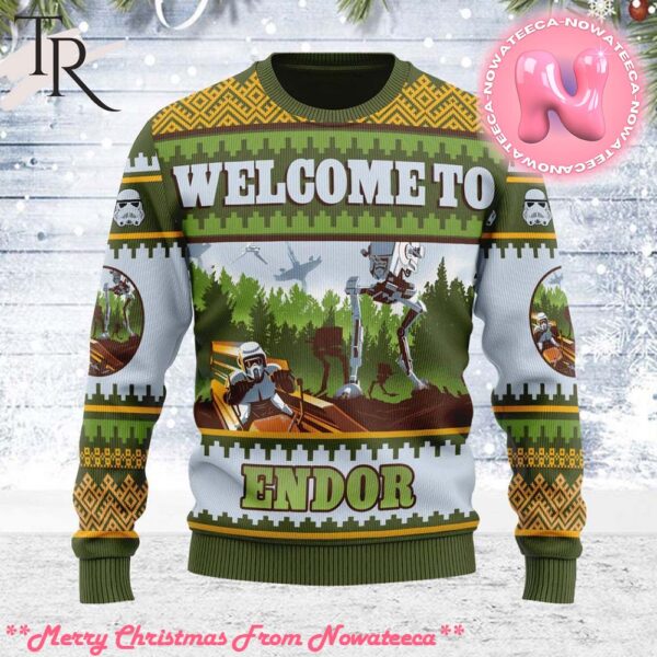 Star Wars Endor Ugly Sweater Welcome To Endor Star Wars Ugly Sweater For Men And Women Gift For Men And Women