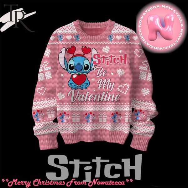 Stitch Be My Valentine Ugly Sweater Gift For Men And Women